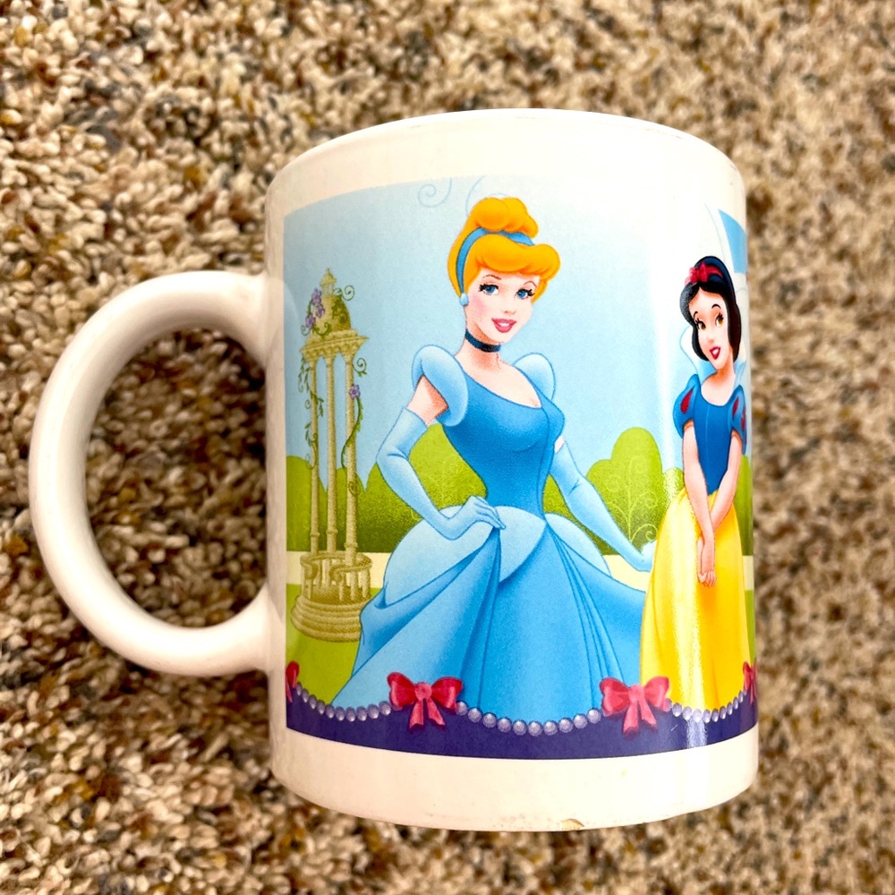Disney Princess Houston Harvest Aurora Snow White Cinderella Ceramic Coffee Mug